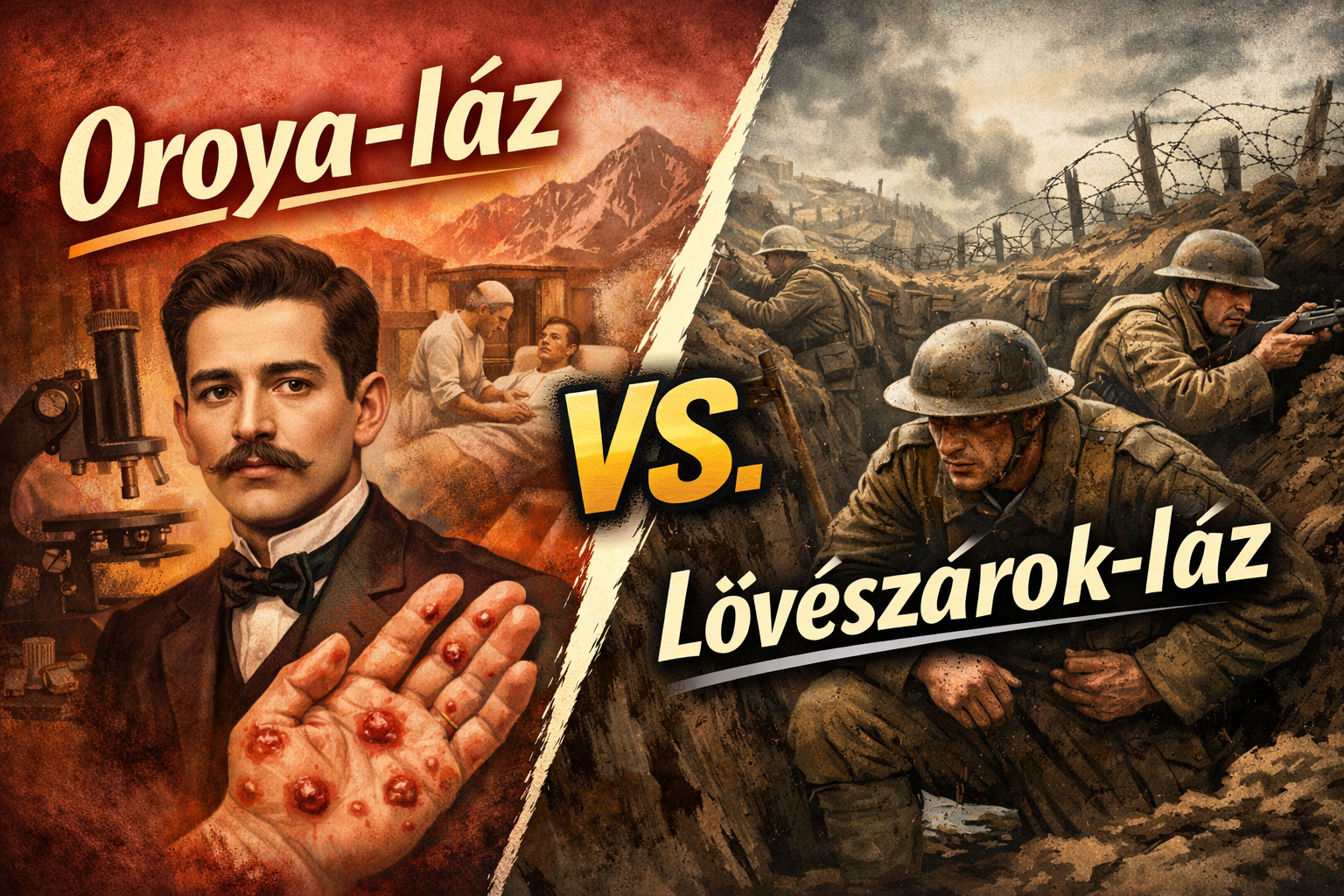 Az Oroya láz (Carrion-kór) és a Lövészárok láz (Bartonella quintana) - Összefoglaló