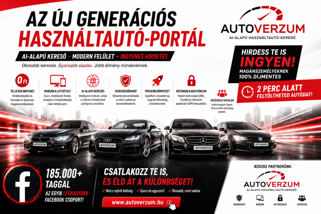autoverzum.hu - Eladó használt autók magánszemélytől
