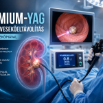 Holmium-YAG lézeres veseműtét, vesekőeltávolítás ureteroszkópiával.