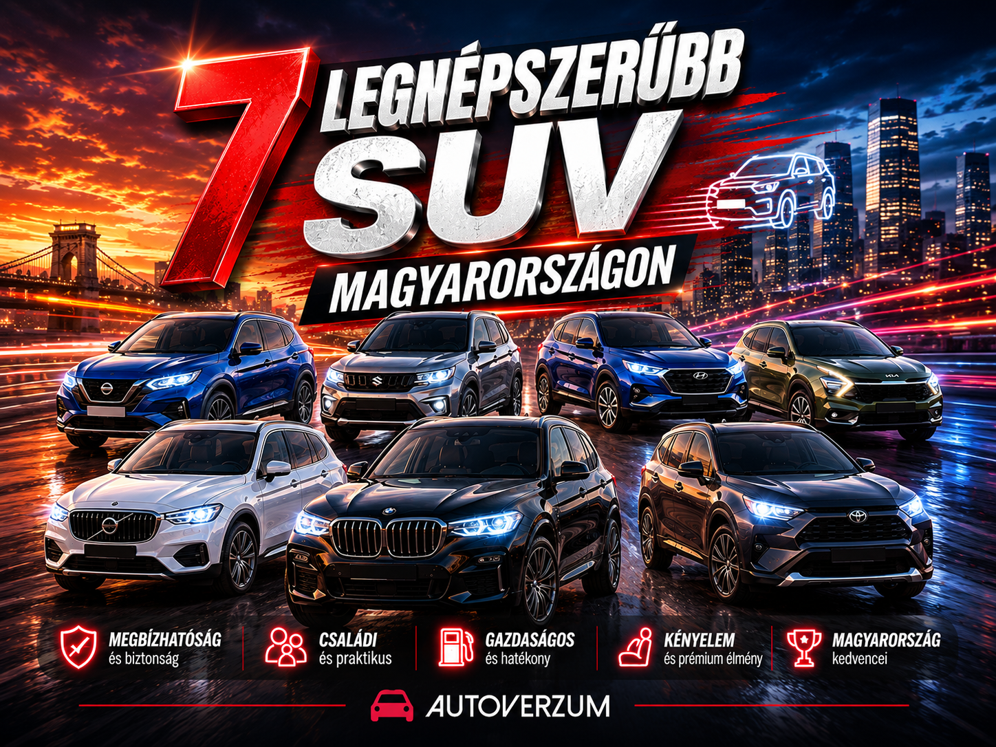 A legjobb, megbízható és népszerű használt SUV-k Magyarországon - Autoverzum.hu cikk
